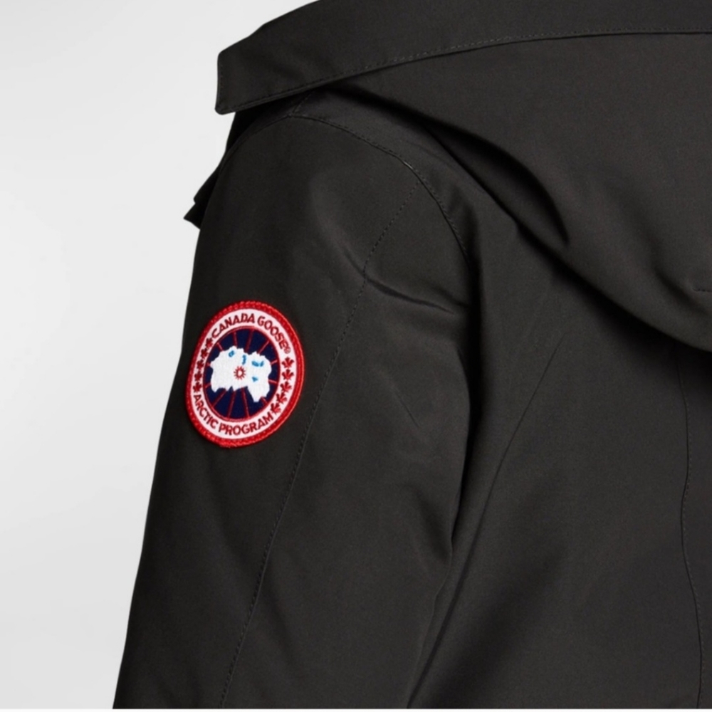 Canda Goose Victoria Heritage Parka Black - Picture 4 of 8